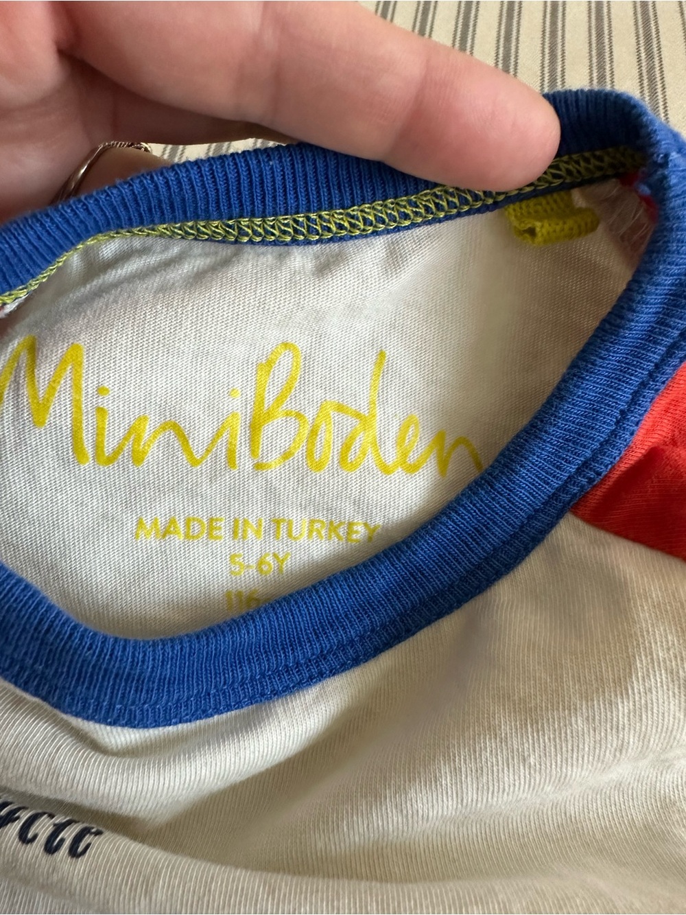 Mini Boden Raglan Tee with Science Graphic - Picture 2 of 2